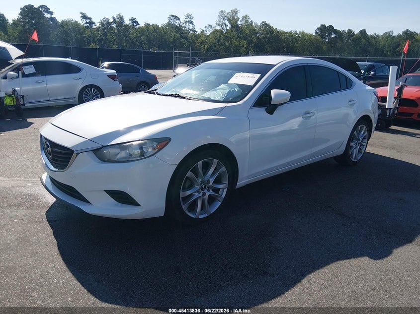 2014 Mazda 6 VIN JM1GJ1V62E1118244 IAAI salvage auction — RIGHT FRONT, Salvage (South Carolina), sold $625 on 2026-07-22 (photo 2)
