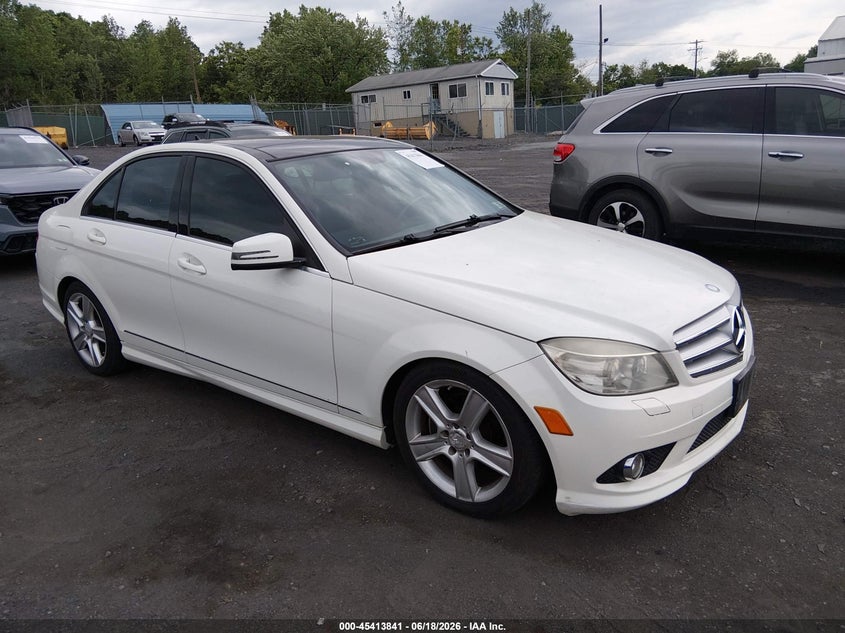 2010 Mercedes-benz C-klasse VIN WDDGF8BB7AF432860 IAAI salvage auction — LEFT SIDE, Salvage (Pennsylvania), sold $1,250 on 2026-07-07 (photo 1)