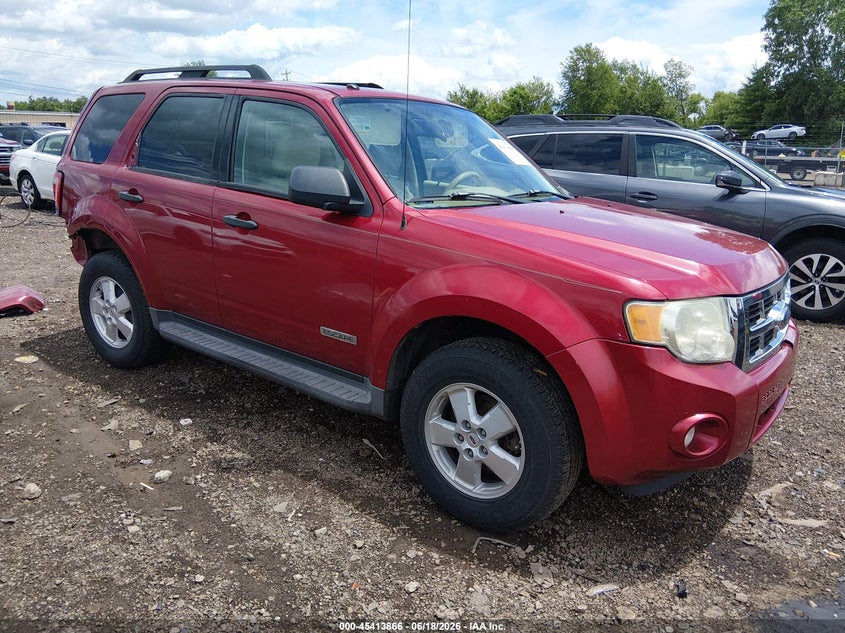 2008 Ford Escape VIN 1FMCU93Z98KA63027 IAAI salvage auction — REAR END, Salvage (Ohio), sold $275 on 2026-07-24 (photo 1)