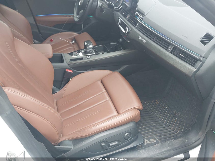 2023 Audi A5 sportback VIN WAUDACF56PA052902 IAAI salvage auction — SIDE, Mv-907A (New York), sold $13,600 on 2026-09-01 (photo 5)
