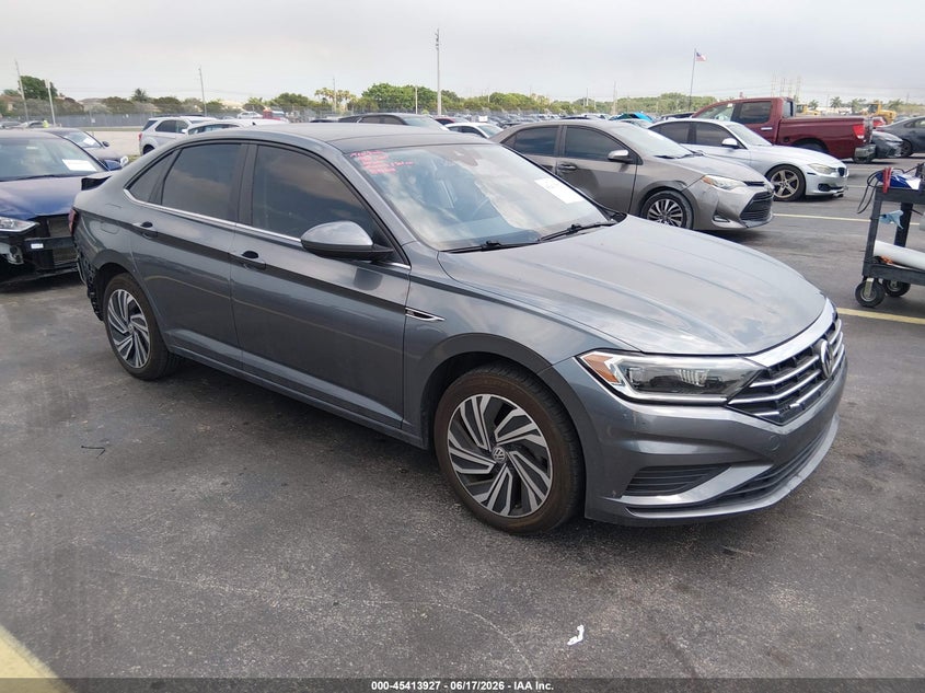 2021 Volkswagen Jetta VIN 3VWE57BU4MM091306 IAAI salvage auction — REAR END, Salvage Title, sold $4,100 on 2026-07-18 (photo 1)