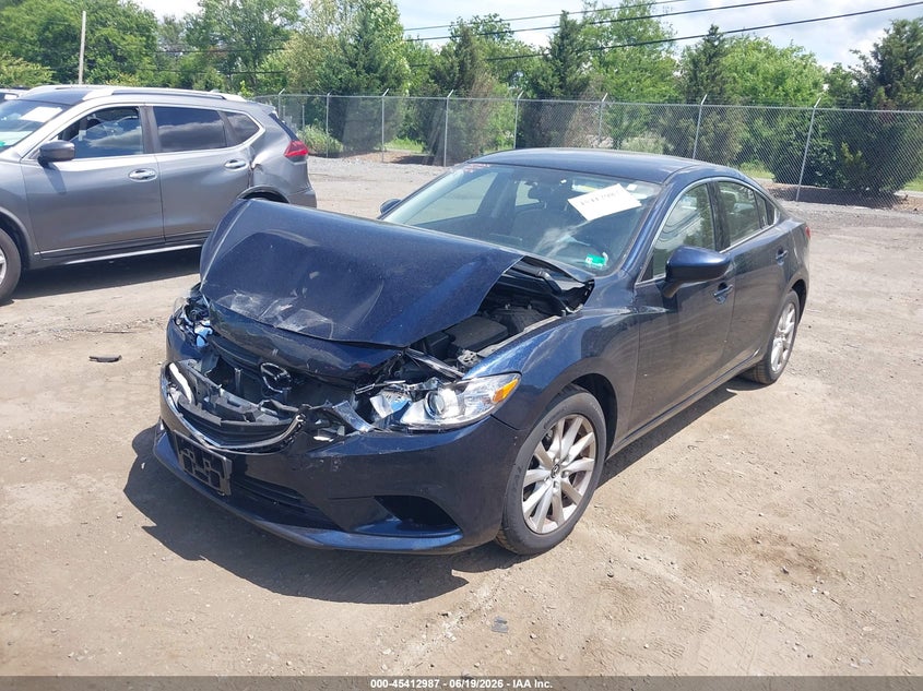 2016 Mazda 6 VIN JM1GJ1U53G1451547 IAAI salvage auction — FRONT END, Salvage (Virginia), sold $1,225 on 2026-07-21 (photo 2)