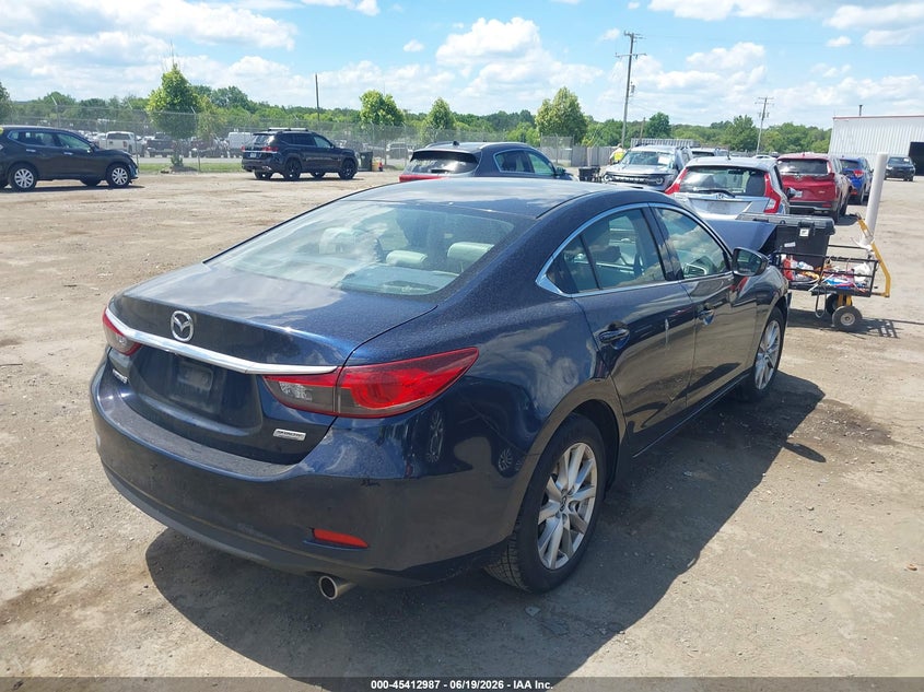 2016 Mazda 6 VIN JM1GJ1U53G1451547 IAAI salvage auction — FRONT END, Salvage (Virginia), sold $1,225 on 2026-07-21 (photo 4)