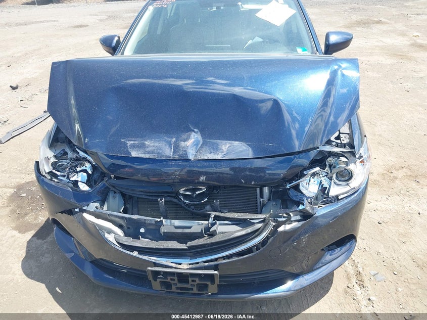 2016 Mazda 6 VIN JM1GJ1U53G1451547 IAAI salvage auction — FRONT END, Salvage (Virginia), sold $1,225 on 2026-07-21 (photo 6)