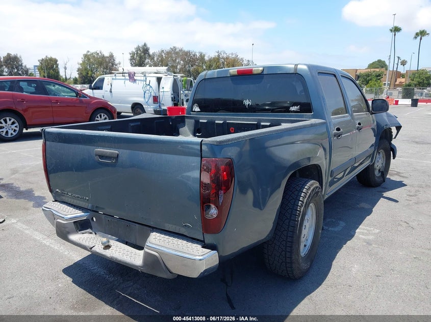 2007 Chevrolet Colorado VIN 1GCCS13E678197305 IAAI salvage auction — FRONT END, Salvage (California), sold $950 on 2026-07-09 (photo 4)