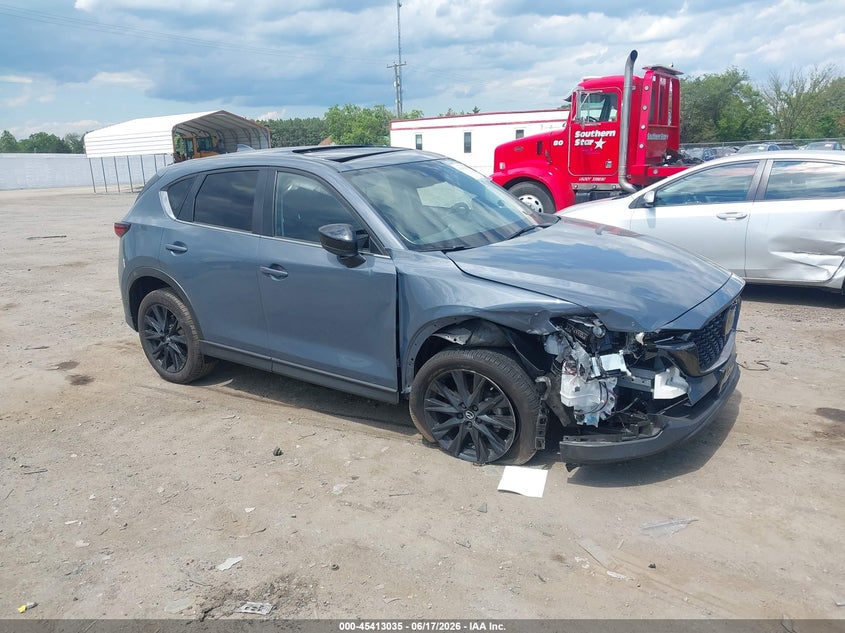 2025 Mazda Cx-5 VIN JM3KFBCM5S0568157 IAAI salvage auction — FRONT END, Salvage Title, sold $4,550 on 2026-07-28 (photo 1)
