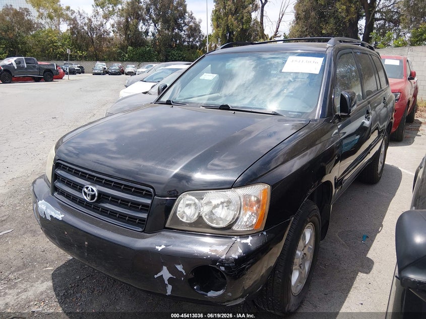 2003 Toyota Highlander VIN JTEGF21A830091132 IAAI salvage auction — NORMAL WEAR, Clear - Dealer Only (California), sold $550 on 2026-07-09 (photo 2)
