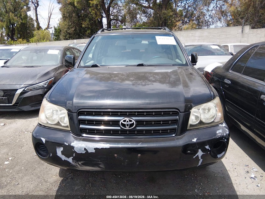 2003 Toyota Highlander VIN JTEGF21A830091132 IAAI salvage auction — NORMAL WEAR, Clear - Dealer Only (California), sold $550 on 2026-07-09 (photo 6)