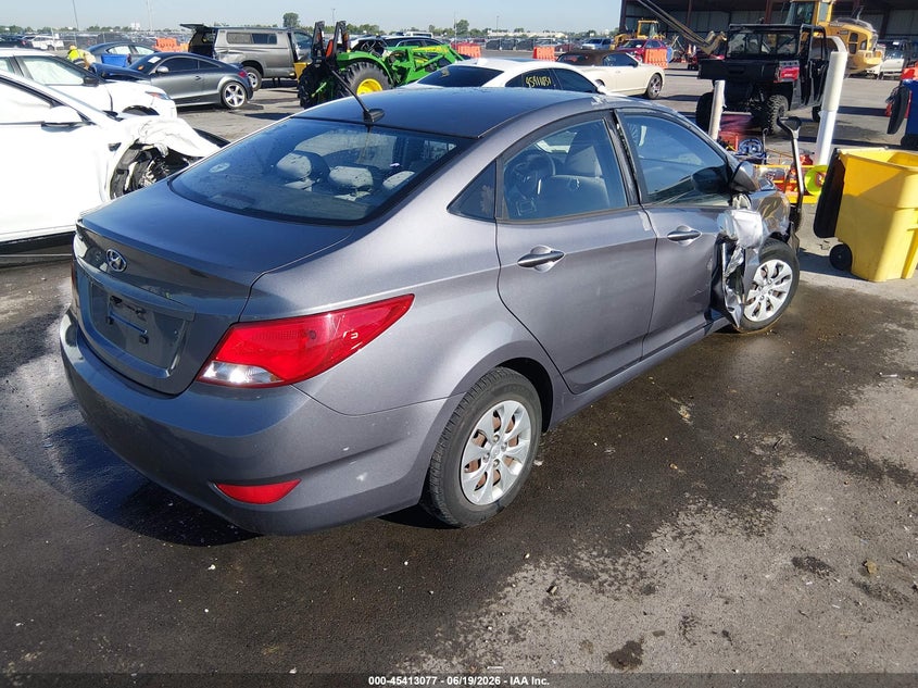 2016 Hyundai Accent VIN KMHCT4AE3GU017704 IAAI salvage auction — SIDE, Salvage (Missouri), sold $800 on 2026-07-14 (photo 4)