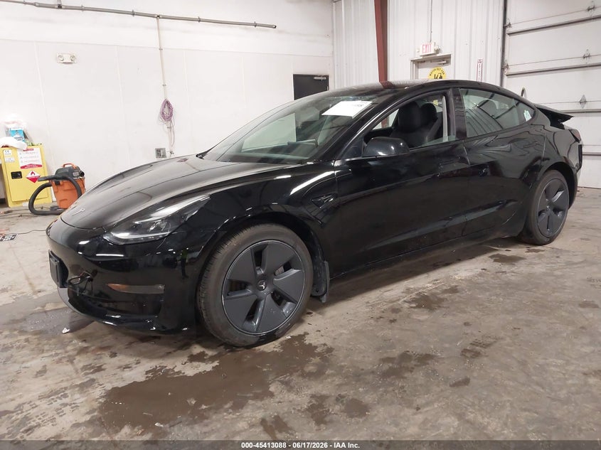 2021 Tesla Model 3 VIN 5YJ3E1EB0MF065579 IAAI salvage auction — REAR END, Salvage (Iowa), sold $7,750 on 2026-07-21 (photo 2)