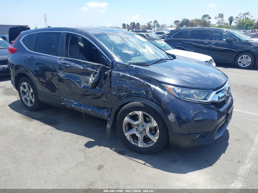 2018 Honda Cr-v VIN 7FARW1H53JE046778 IAAI salvage auction — RIGHT SIDE, Salvage (California), sold $6,200 on 2026-07-06 (photo 1)