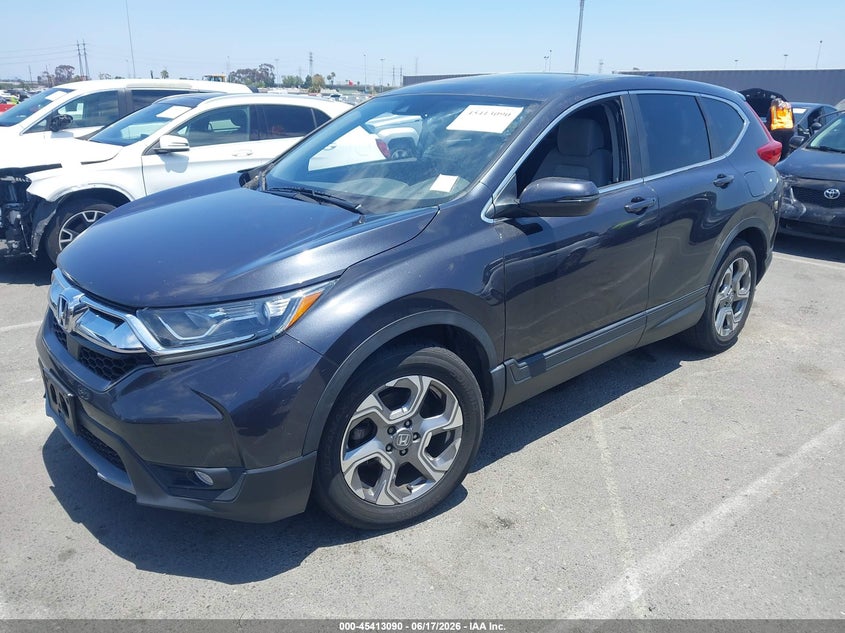 2018 Honda Cr-v VIN 7FARW1H53JE046778 IAAI salvage auction — RIGHT SIDE, Salvage (California), sold $6,200 on 2026-07-06 (photo 2)