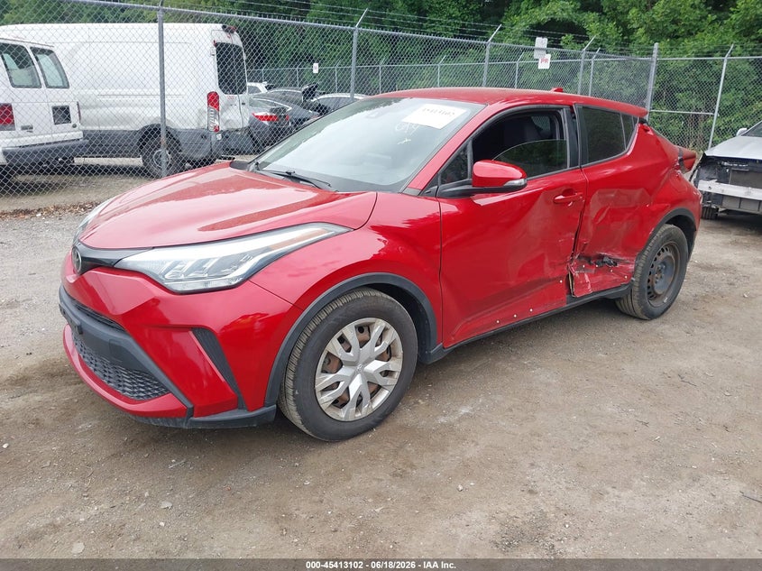 2020 Toyota C-hr VIN NMTKHMBX8LR103590 IAAI salvage auction — FRONT END, Salvage Title, sold $4,500 on 2026-08-01 (photo 2)