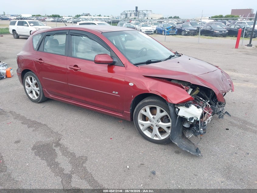 2008 Mazda 3 VIN JM1BK344781170847 IAAI salvage auction — FRONT END, Parts Only Bos (Minnesota), sold $225 on 2026-07-13 (photo 1)