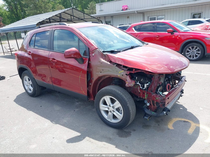 2022 Chevrolet Trax VIN KL7CJPSM6NB529206 IAAI salvage auction — FRONT END, Salvage Title, sold $2,850 on 2026-07-23 (photo 1)