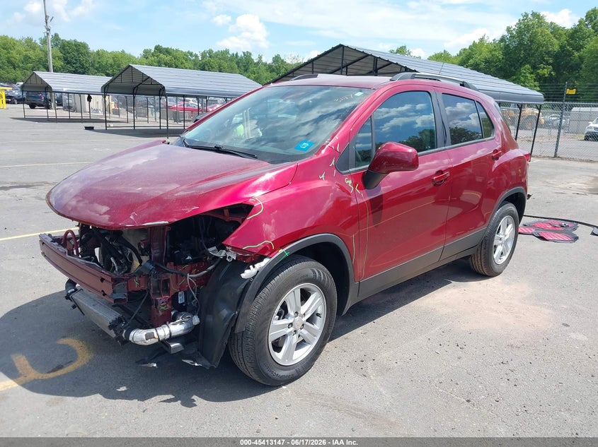 2022 Chevrolet Trax VIN KL7CJPSM6NB529206 IAAI salvage auction — FRONT END, Salvage Title, sold $2,850 on 2026-07-23 (photo 2)