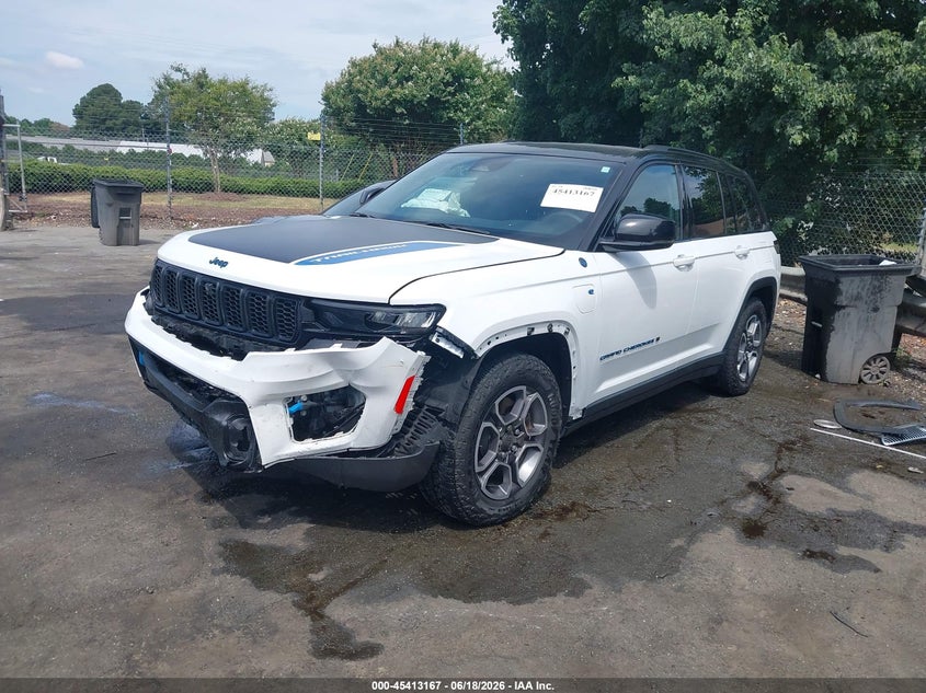 2022 Jeep Grand cherokee VIN 1C4RJYC63N8767112 IAAI salvage auction — FRONT END, Salvage (North Carolina), sold $9,400 on 2026-07-11 (photo 2)