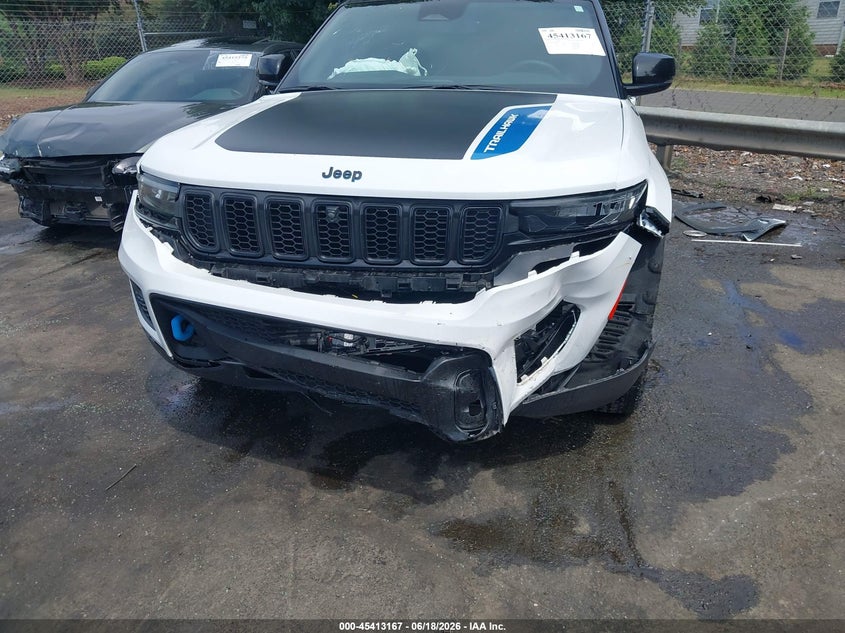 2022 Jeep Grand cherokee VIN 1C4RJYC63N8767112 IAAI salvage auction — FRONT END, Salvage (North Carolina), sold $9,400 on 2026-07-11 (photo 6)