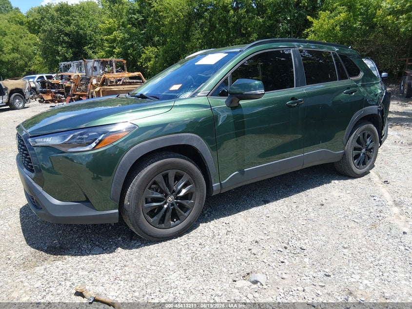 2022 Toyota Corolla cross VIN 7MUCAAAG4NV005725 IAAI salvage auction — LEFT REAR, Salvage (Tennessee), sold $9,475 on 2026-07-16 (photo 2)