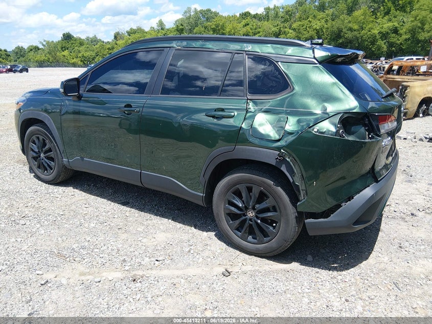 2022 Toyota Corolla cross VIN 7MUCAAAG4NV005725 IAAI salvage auction — LEFT REAR, Salvage (Tennessee), sold $9,475 on 2026-07-16 (photo 3)