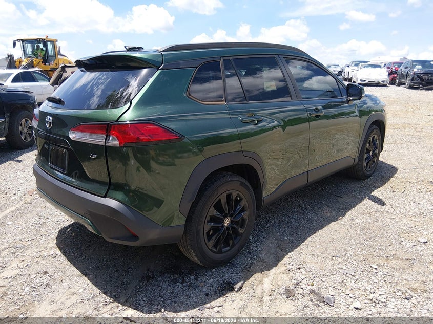 2022 Toyota Corolla cross VIN 7MUCAAAG4NV005725 IAAI salvage auction — LEFT REAR, Salvage (Tennessee), sold $9,475 on 2026-07-16 (photo 4)