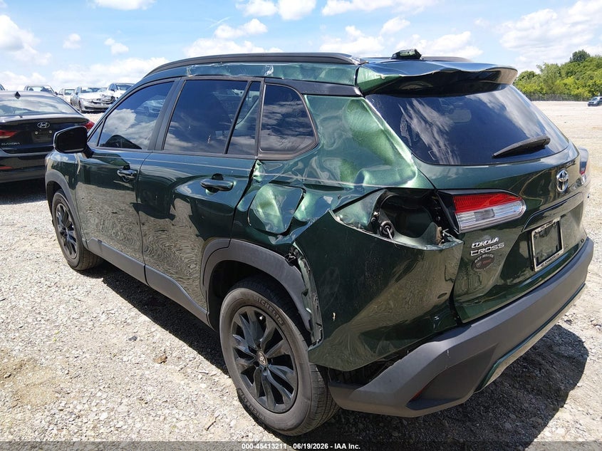 2022 Toyota Corolla cross VIN 7MUCAAAG4NV005725 IAAI salvage auction — LEFT REAR, Salvage (Tennessee), sold $9,475 on 2026-07-16 (photo 6)