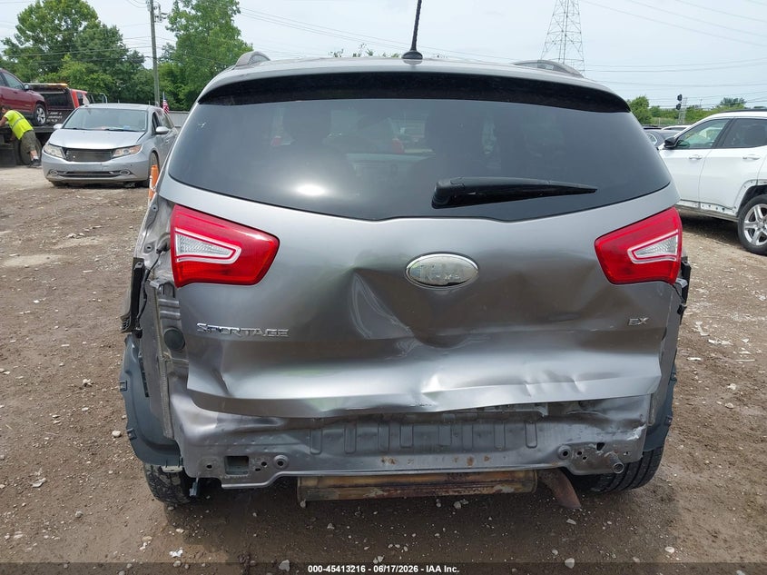 2013 Kia Sportage VIN KNDPCCA23D7463349 IAAI salvage auction — REAR END, Salvage Title, sold $1,450 on 2026-07-16 (photo 6)