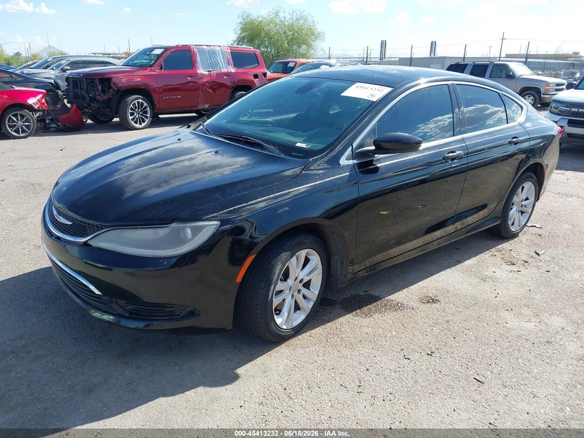 2015 Chrysler 200 VIN 1C3CCCABXFN677434 IAAI salvage auction — FRONT END, Salvage (Arizona), sold $975 on 2026-07-09 (photo 2)