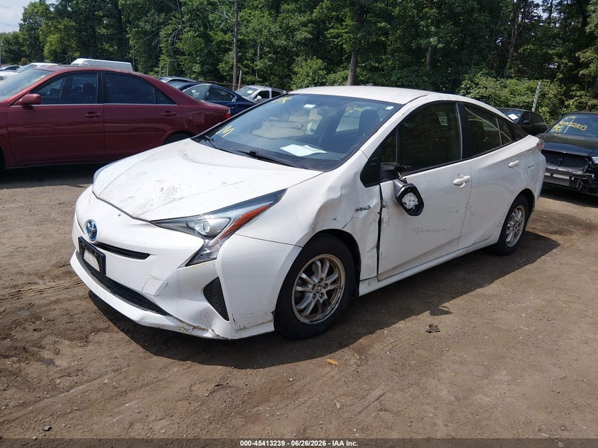 2016 Toyota Prius VIN JTDKBRFU7G3501168 IAAI salvage auction — LEFT & RIGHT, Salvage - 75% Or Less (Maryland), sold $4,550 on 2026-07-22 (photo 2)