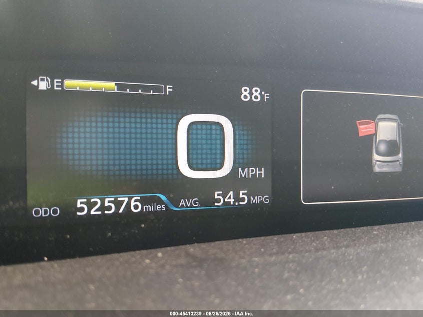 2016 Toyota Prius VIN JTDKBRFU7G3501168 IAAI salvage auction — LEFT & RIGHT, Salvage - 75% Or Less (Maryland), sold $4,550 on 2026-07-22 (photo 7)