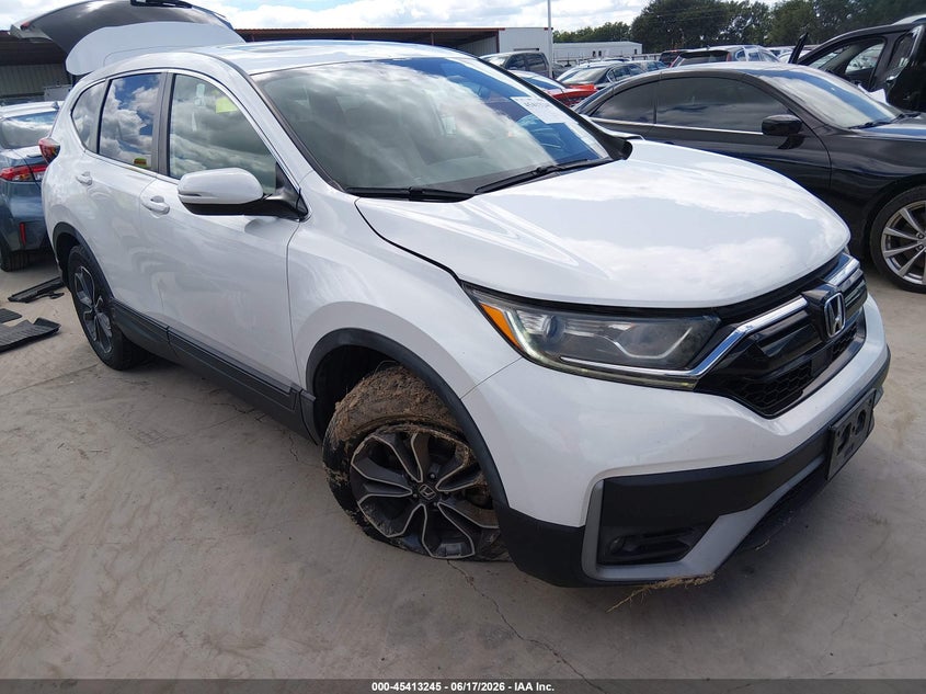2020 Honda Cr-v VIN 7FARW1H58LE011723 IAAI salvage auction — LEFT SIDE, Salvage (Texas), sold $6,600 on 2026-07-21 (photo 1)