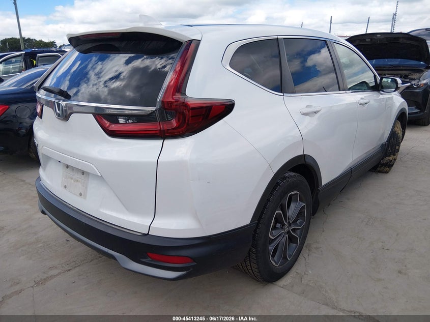 2020 Honda Cr-v VIN 7FARW1H58LE011723 IAAI salvage auction — LEFT SIDE, Salvage (Texas), sold $6,600 on 2026-07-21 (photo 4)