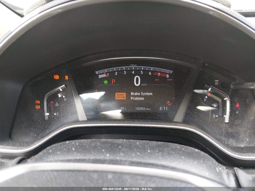 2020 Honda Cr-v VIN 7FARW1H58LE011723 IAAI salvage auction — LEFT SIDE, Salvage (Texas), sold $6,600 on 2026-07-21 (photo 7)