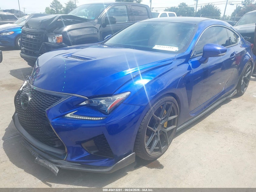 2015 Lexus Rc-f VIN JTHHP5BC2F5002717 IAAI salvage auction — FRONT END, Salvage Title, sold $18,100 on 2026-07-29 (photo 2)