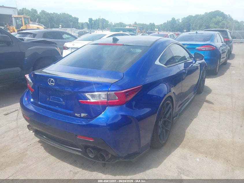 2015 Lexus Rc-f VIN JTHHP5BC2F5002717 IAAI salvage auction — FRONT END, Salvage Title, sold $18,100 on 2026-07-29 (photo 4)