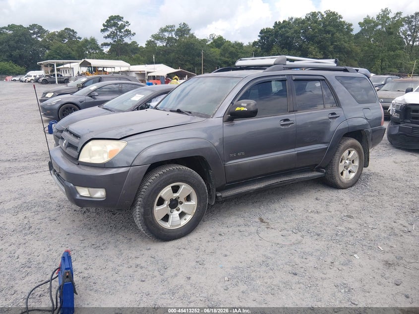 2004 Toyota 4runner VIN JTEBU14R140036017 IAAI salvage auction — REAR END, Salvage (South Carolina), sold $1,250 on 2026-07-21 (photo 2)