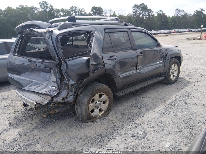 2004 Toyota 4runner VIN JTEBU14R140036017 IAAI salvage auction — REAR END, Salvage (South Carolina), sold $1,250 on 2026-07-21 (photo 4)