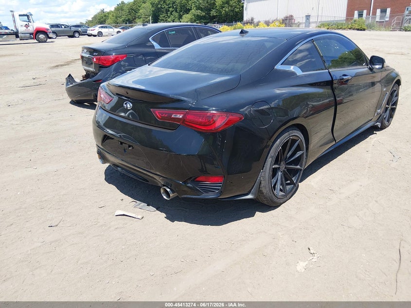 2017 Infiniti Q60 VIN JN1EV7EK5HM361046 IAAI salvage auction — FRONT END, Salvage (Massachusetts), sold $3,050 on 2026-07-07 (photo 4)