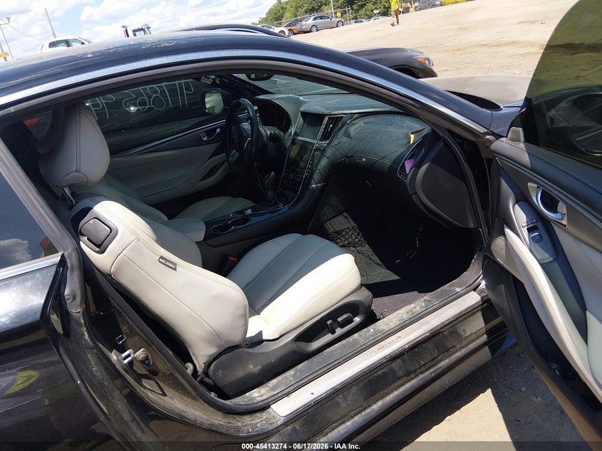 2017 Infiniti Q60 VIN JN1EV7EK5HM361046 IAAI salvage auction — FRONT END, Salvage (Massachusetts), sold $3,050 on 2026-07-07 (photo 5)