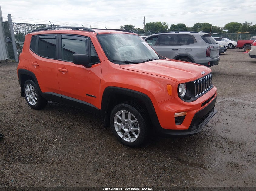 2020 Jeep Renegade VIN ZACNJBAB0LPL69158 IAAI salvage auction — HAIL, Salvage (Kansas), sold $6,250 on 2026-07-24 (photo 1)