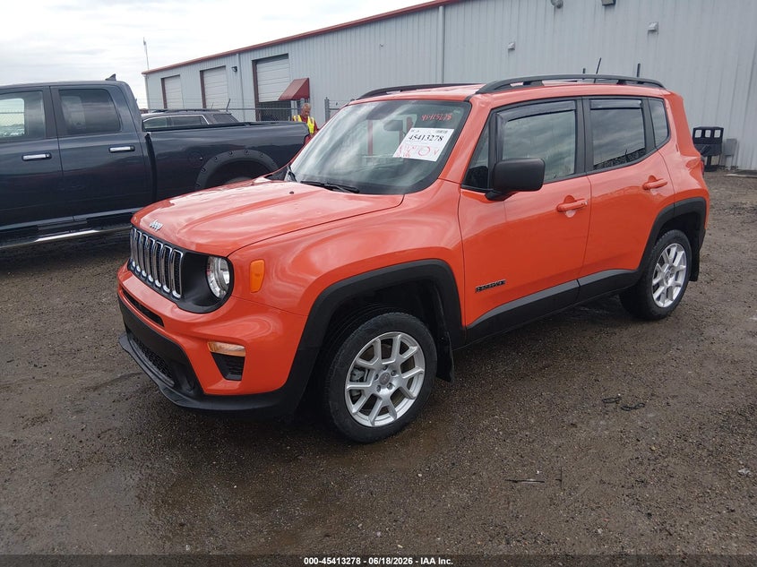 2020 Jeep Renegade VIN ZACNJBAB0LPL69158 IAAI salvage auction — HAIL, Salvage (Kansas), sold $6,250 on 2026-07-24 (photo 2)