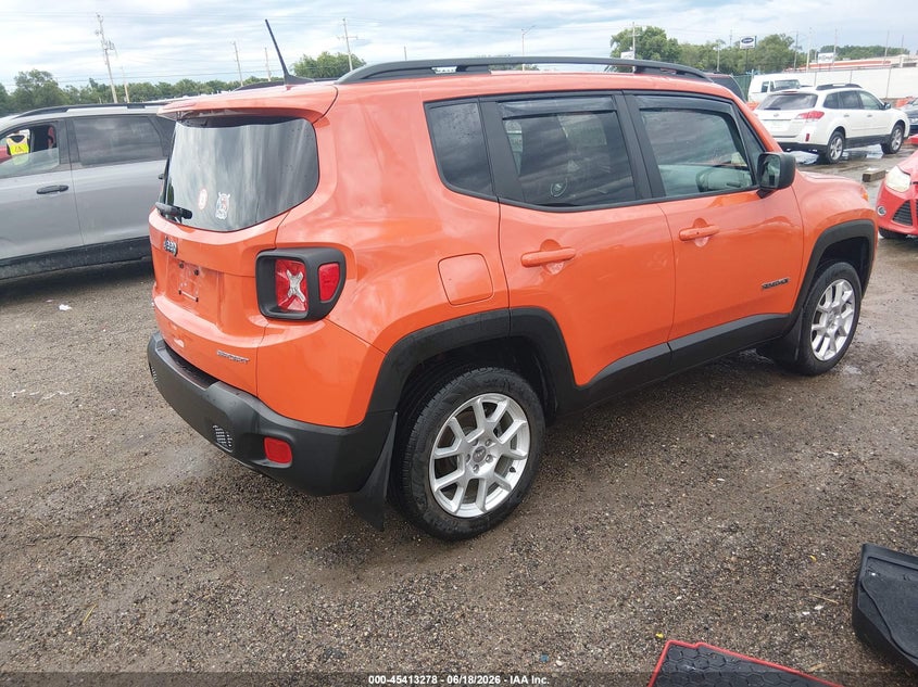 2020 Jeep Renegade VIN ZACNJBAB0LPL69158 IAAI salvage auction — HAIL, Salvage (Kansas), sold $6,250 on 2026-07-24 (photo 4)