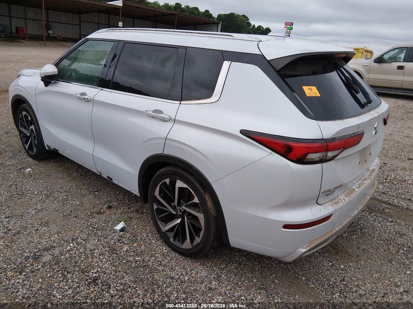 2022 Mitsubishi Outlander VIN JA4J4VA8XNZ036835 IAAI salvage auction — WATER/FLOOD, Salvage (Louisiana), sold $1,900 on 2026-07-29 (photo 3)