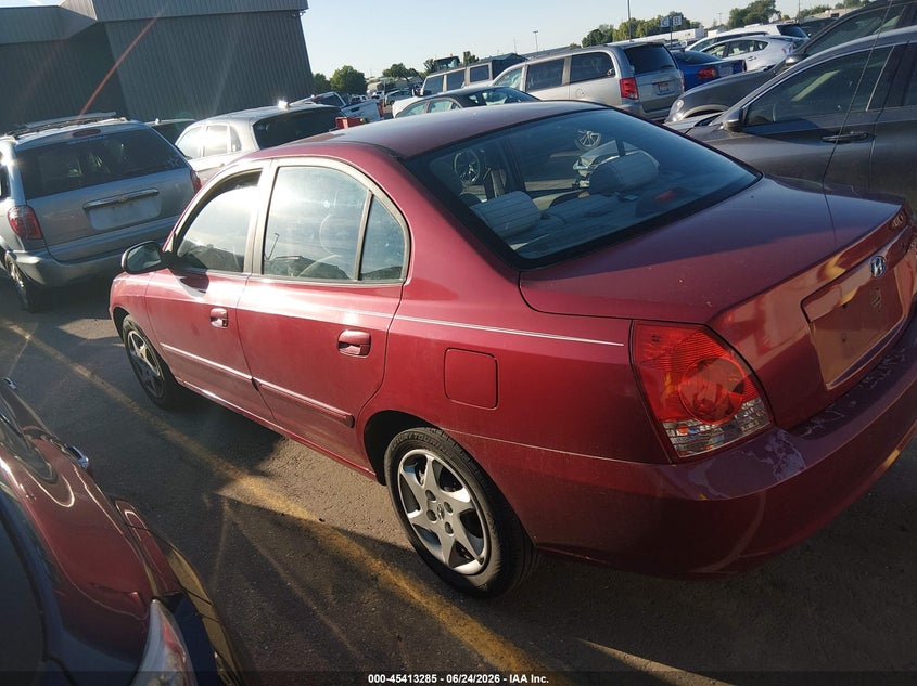 2004 Hyundai Elantra VIN KMHDN46D74U910601 IAAI salvage auction — NORMAL WEAR, Clear (Idaho), sold $100 on 2026-07-10 (photo 3)