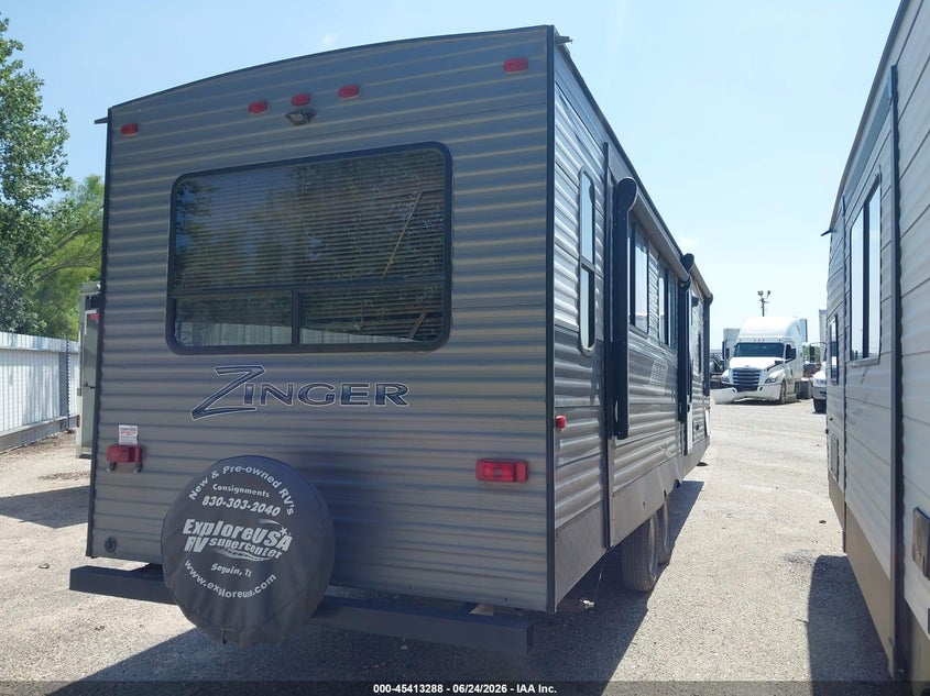 2020 Crossroads Zinger VIN 4YDT29229LS370072 IAAI salvage auction — HAIL, Original (Texas), sold $10,350 on 2026-09-14 (photo 4)