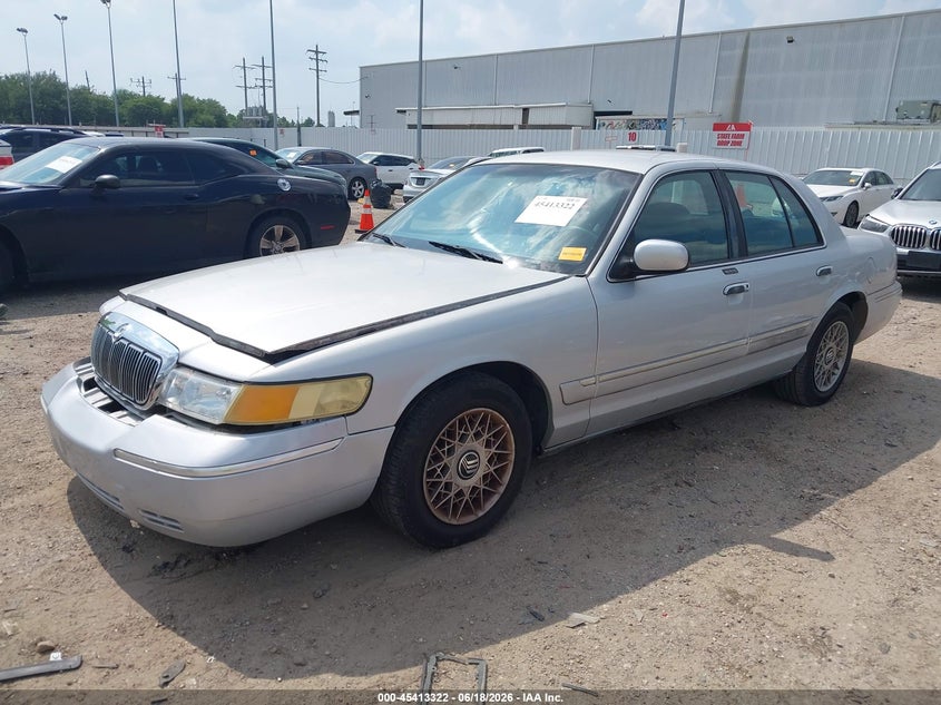 2000 Mercury Grand marquis VIN 2MEFM74W9YX712055 IAAI salvage auction — RIGHT SIDE, Salvage (Texas), sold $1,100 on 2026-07-09 (photo 2)
