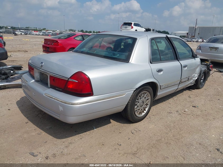 2000 Mercury Grand marquis VIN 2MEFM74W9YX712055 IAAI salvage auction — RIGHT SIDE, Salvage (Texas), sold $1,100 on 2026-07-09 (photo 4)