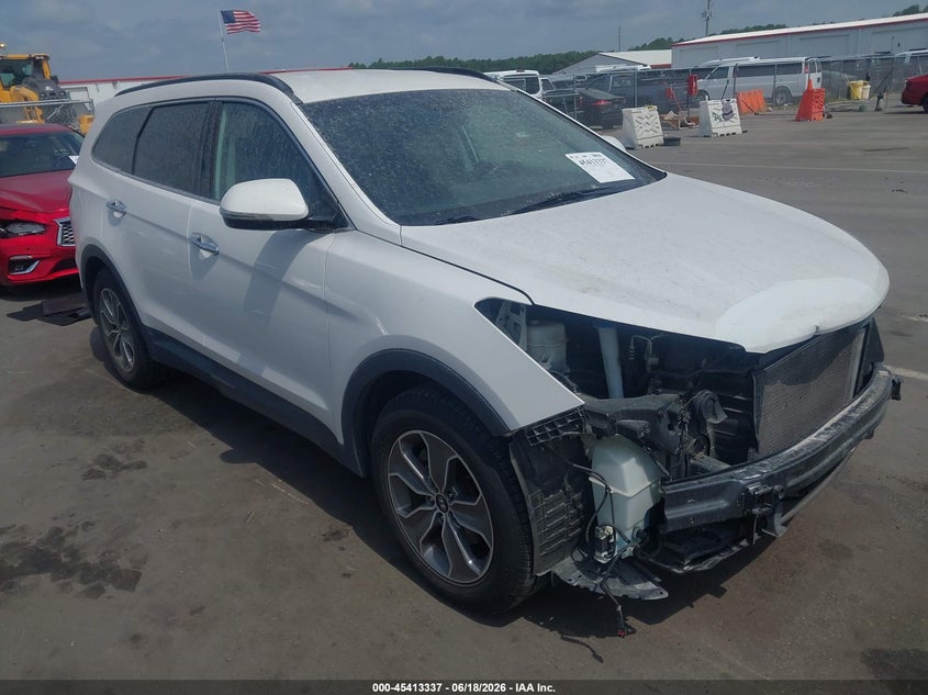 2013 Hyundai Santa fe VIN KM8SN4HF3DU027696 IAAI salvage auction — FRONT END, Salvage (North Carolina), sold $1,900 on 2026-07-09 (photo 1)