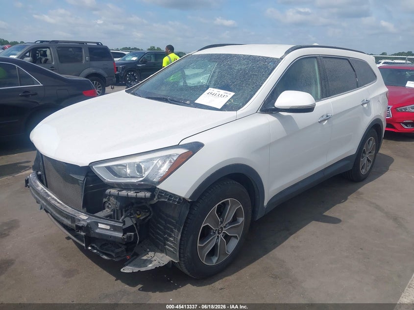 2013 Hyundai Santa fe VIN KM8SN4HF3DU027696 IAAI salvage auction — FRONT END, Salvage (North Carolina), sold $1,900 on 2026-07-09 (photo 2)