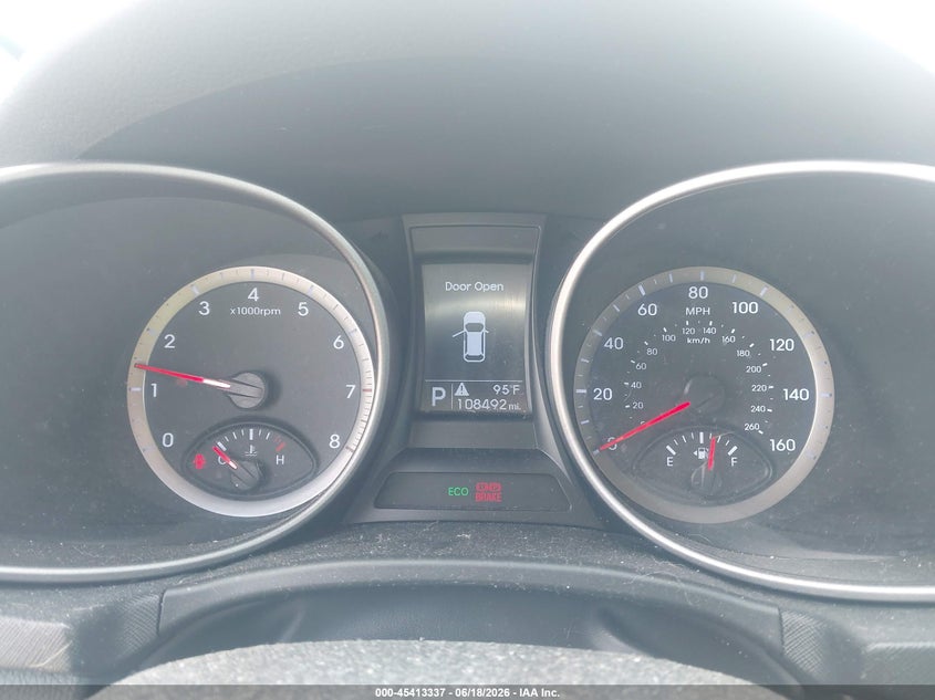 2013 Hyundai Santa fe VIN KM8SN4HF3DU027696 IAAI salvage auction — FRONT END, Salvage (North Carolina), sold $1,900 on 2026-07-09 (photo 7)